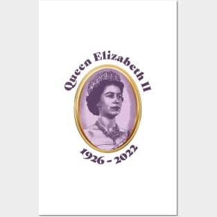 RIP Queen Elizabeth II Posters and Art